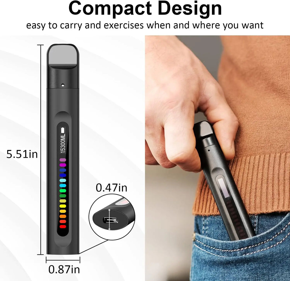 Smart Breathing Trainer, Breathing Exercise Device With Breath