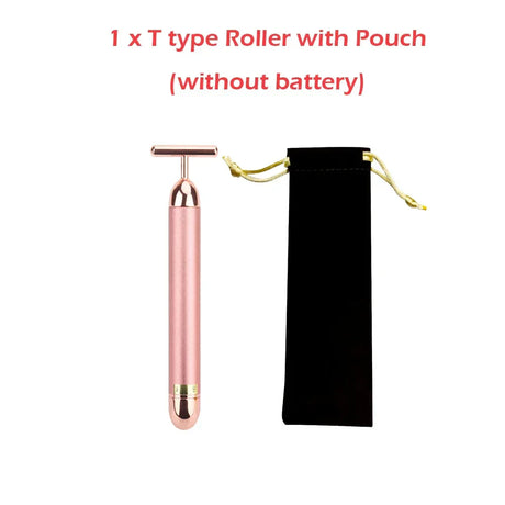 T-Shape Energy Beauty Bar Vibrating Facial Roller