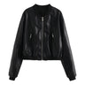 Traf Zr Woman Faux Fur Coat Zipper Leather