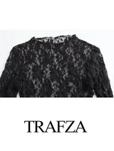 Trafza Summer Lace Suits For Women Trend Long