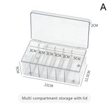 Transparent Eyelashes Extension Tools Storage Box Lashes Accessories