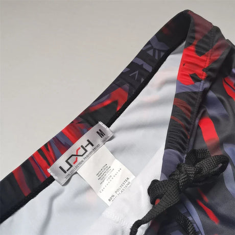 Uxh Brand Mens Swimwear With Push-Up Multicolor Trunks