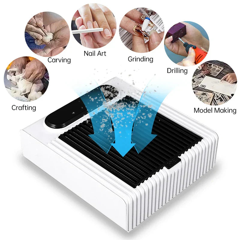 Upgrade W Powerful Nail Dust Vacuum Cleaner Adjustable