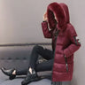 Women Parka Fur Collar Winter Jacket New Korean