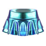 Women Shiny Metallic Low Rise Ruffled Pole Dance