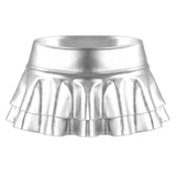 Women Shiny Metallic Low Rise Ruffled Pole Dance