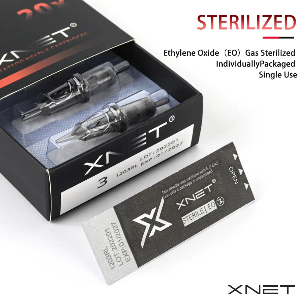 Xnet X-Ray Cartridge Tattoo Needles Round Liner Rl