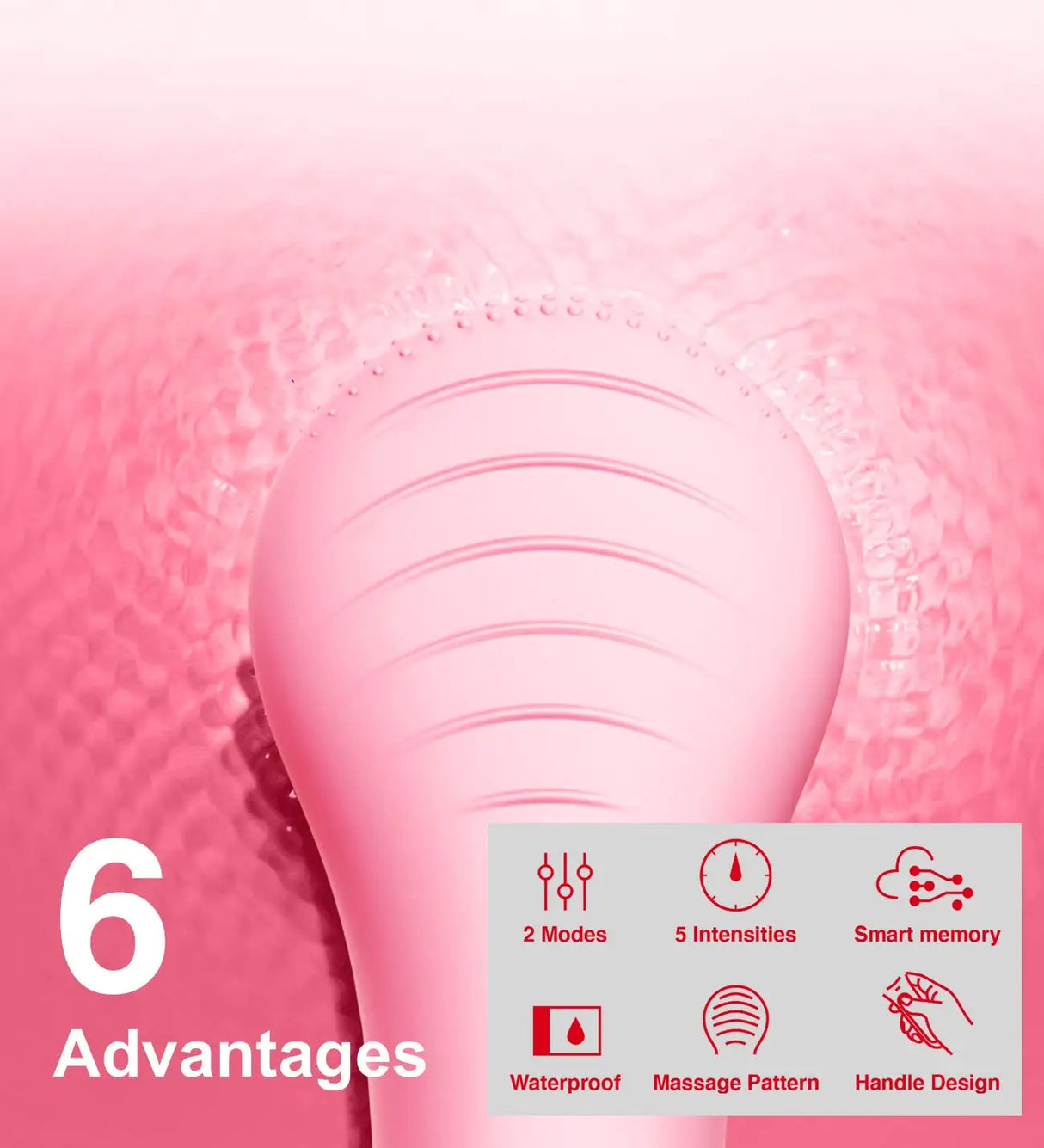 Xpreen Sonic Facial Cleansing Brush Waterproof Electric Face