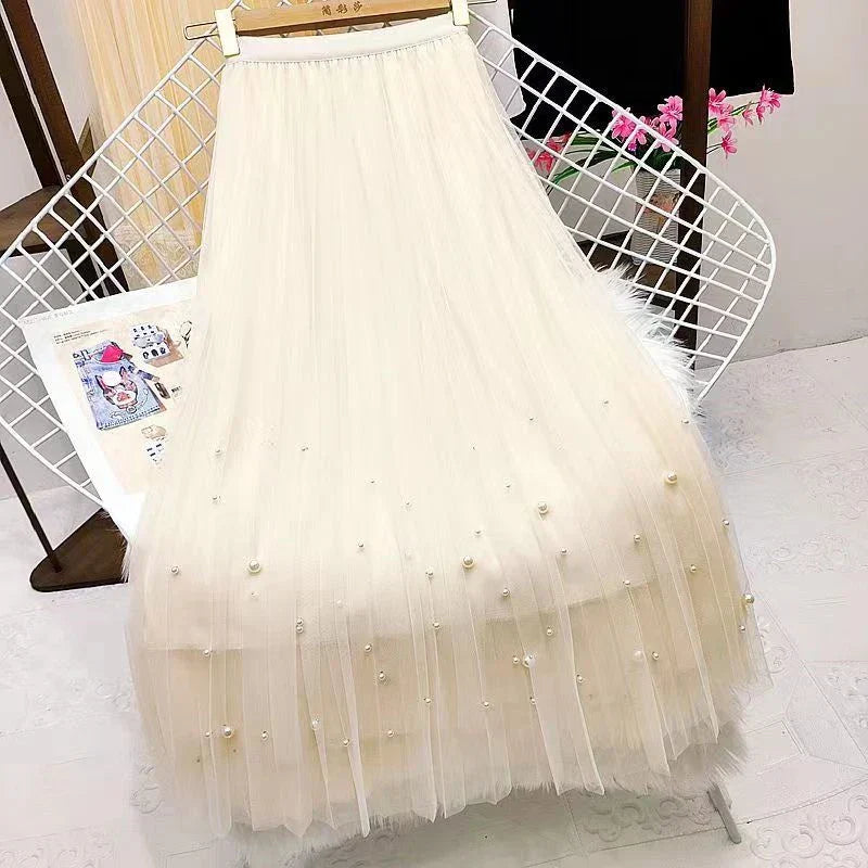 Yk Korean Style Fashion Harajuku Long Skirt Autumn