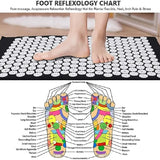 Yoga Massage Mat Acupressure Relieve Stress Back Cushion
