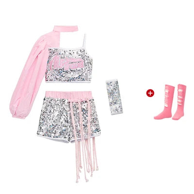 Jazz Dance Hip-Hop Costume Urban Dance Girl