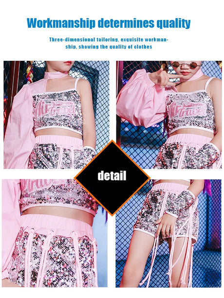 Jazz Dance Hip-Hop Costume Urban Dance Girl