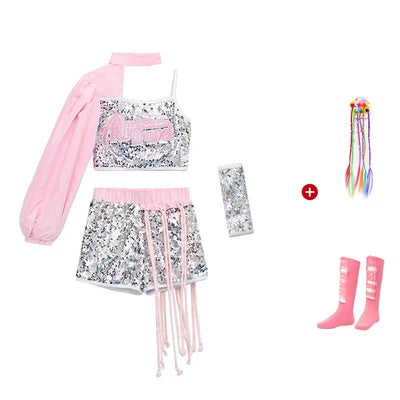 Jazz Dance Hip-Hop Costume Urban Dance Girl